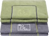 PETTOM Dog Towels 2 Pack Microfiber with Pockets Grey Green view 8