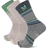 Merrell Unisex Adult Wool Everyday Hiking Socks (3-Pack)