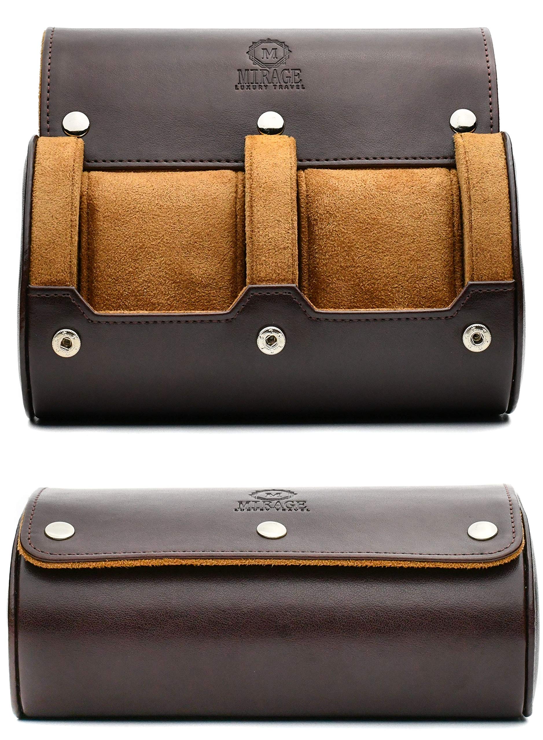 Watch Case for Men - Watch Roll Travel Case - Storage Organizer and Display - Mirage Watch Roll Case…