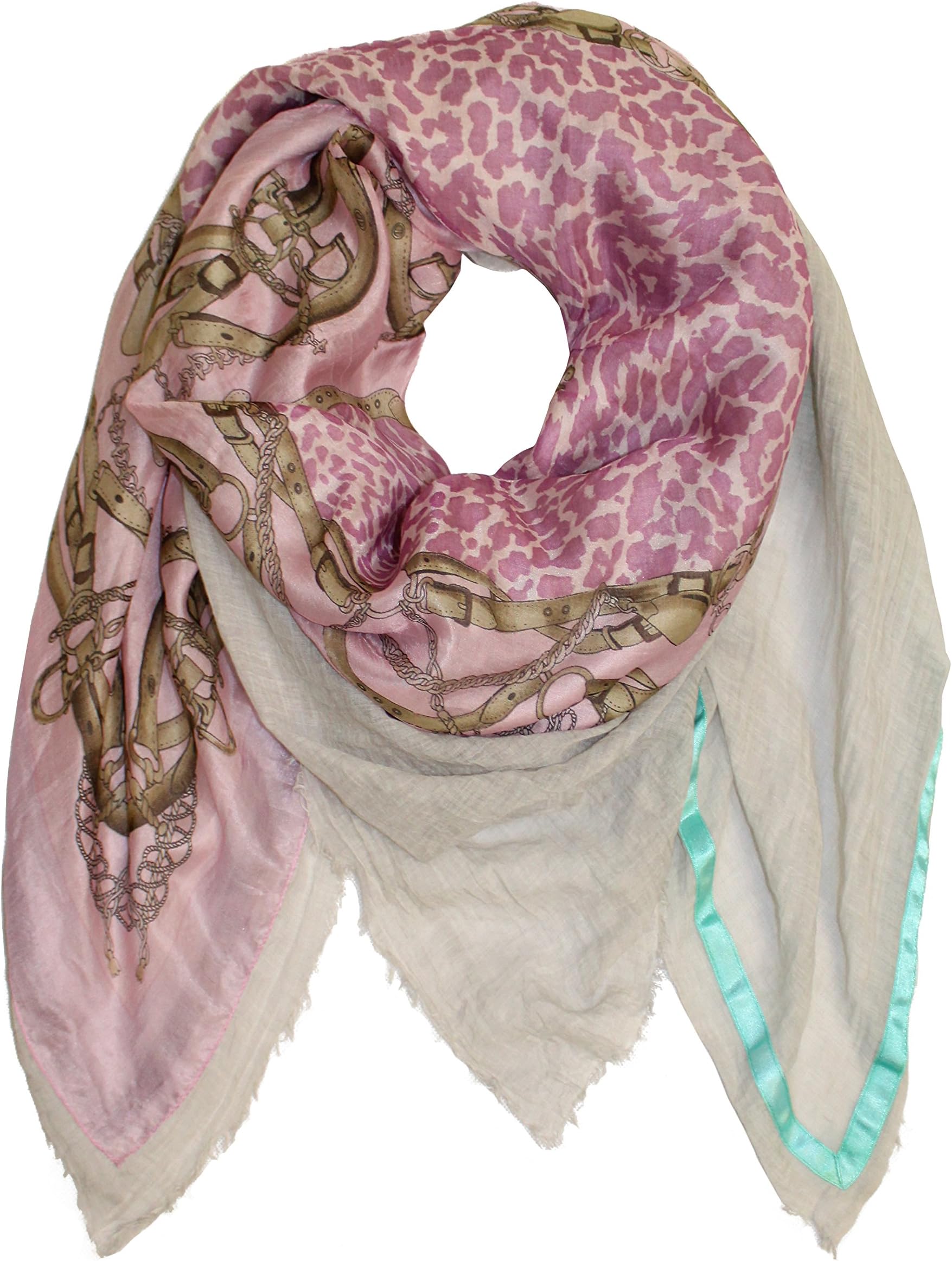 Plomo o Plata Women's Neckerchief multicolour Rose, Beige, Hellblau One size