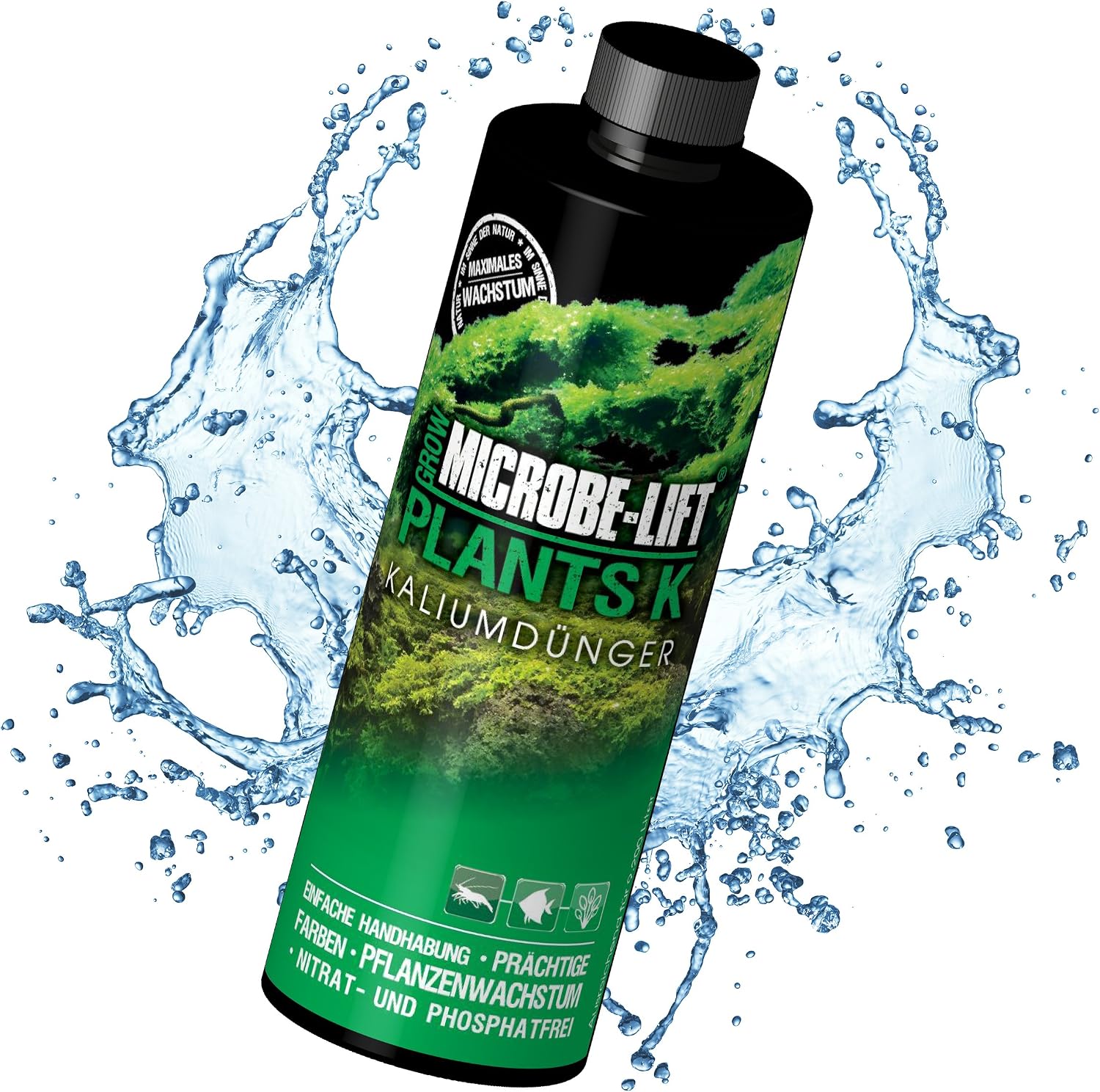 MICROBE-LIFT Plants K - Liquid Potassium Fertiliser for Aquarium Plants Highly Concentrated 473ml