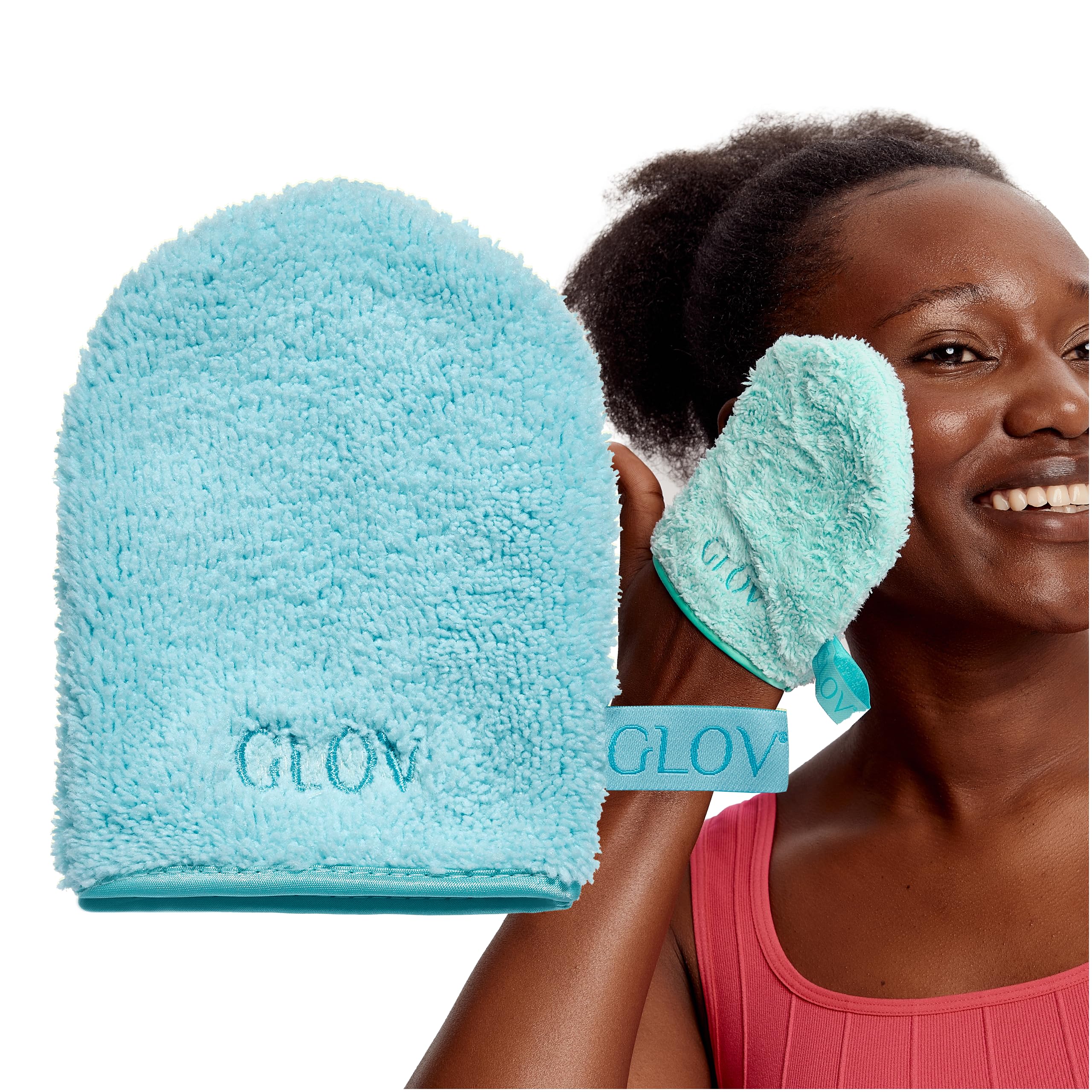 Glov Face Makeup Microfibre Makeup Remover Cloth for All Skin Types Reusable and Sustainable Ideal for Travel and Daily Use Hypoallergenic Vegan Friendly Makeup Removal Vegan
