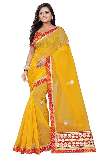 Net with Blouse Piece Saree