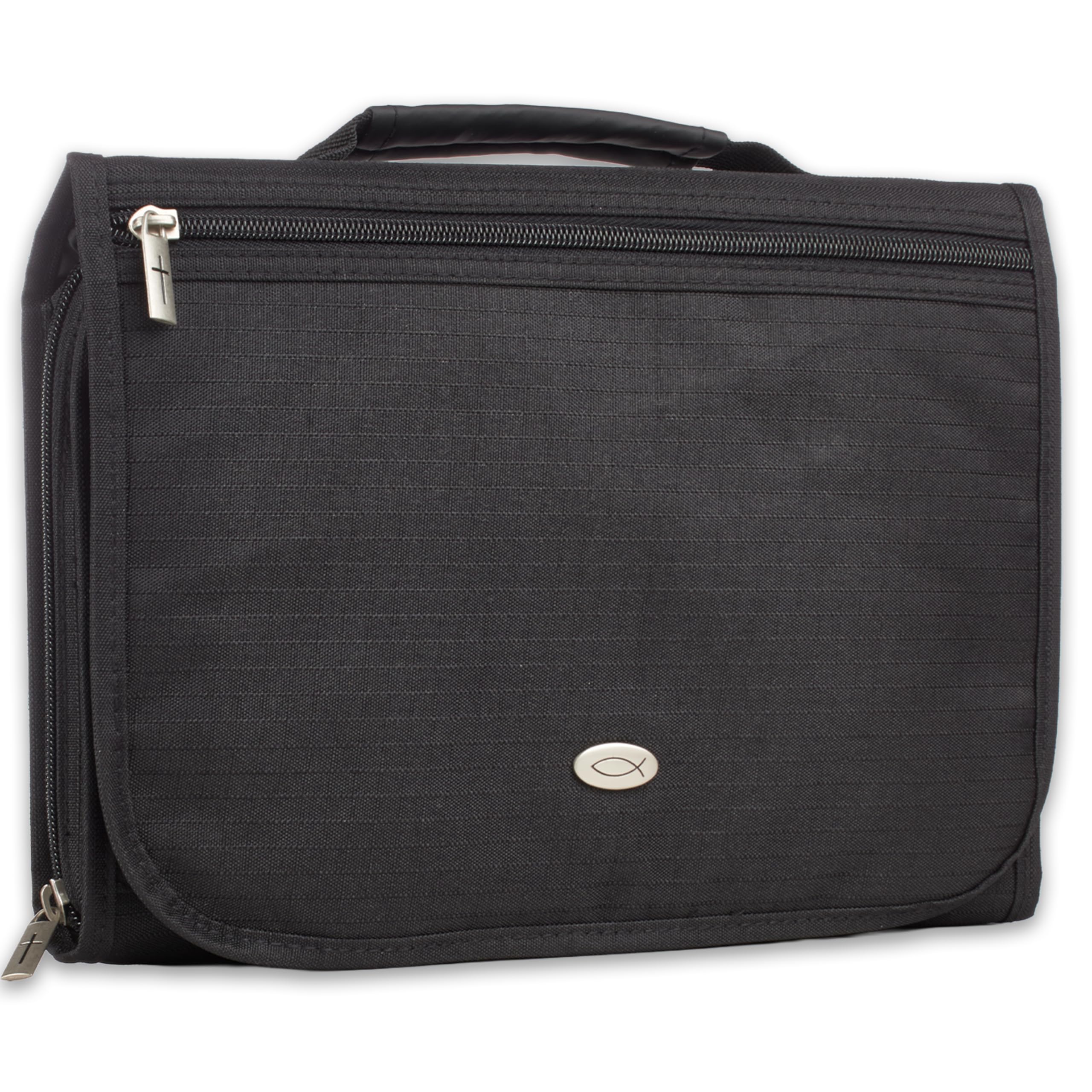 POLYESTER THREE-FOLD: FISH BLACK(M)