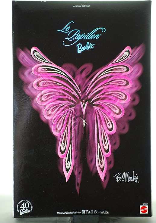 bob mackie le papillon barbie value