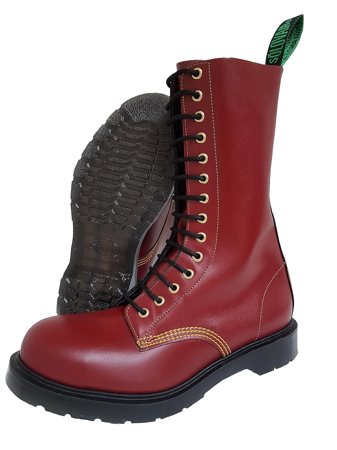 14 eye steel toe boots