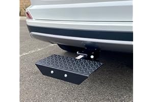 MaxxHaul 50609 Steel Hitch Step for 2" Rear Hitch Receivers, Black