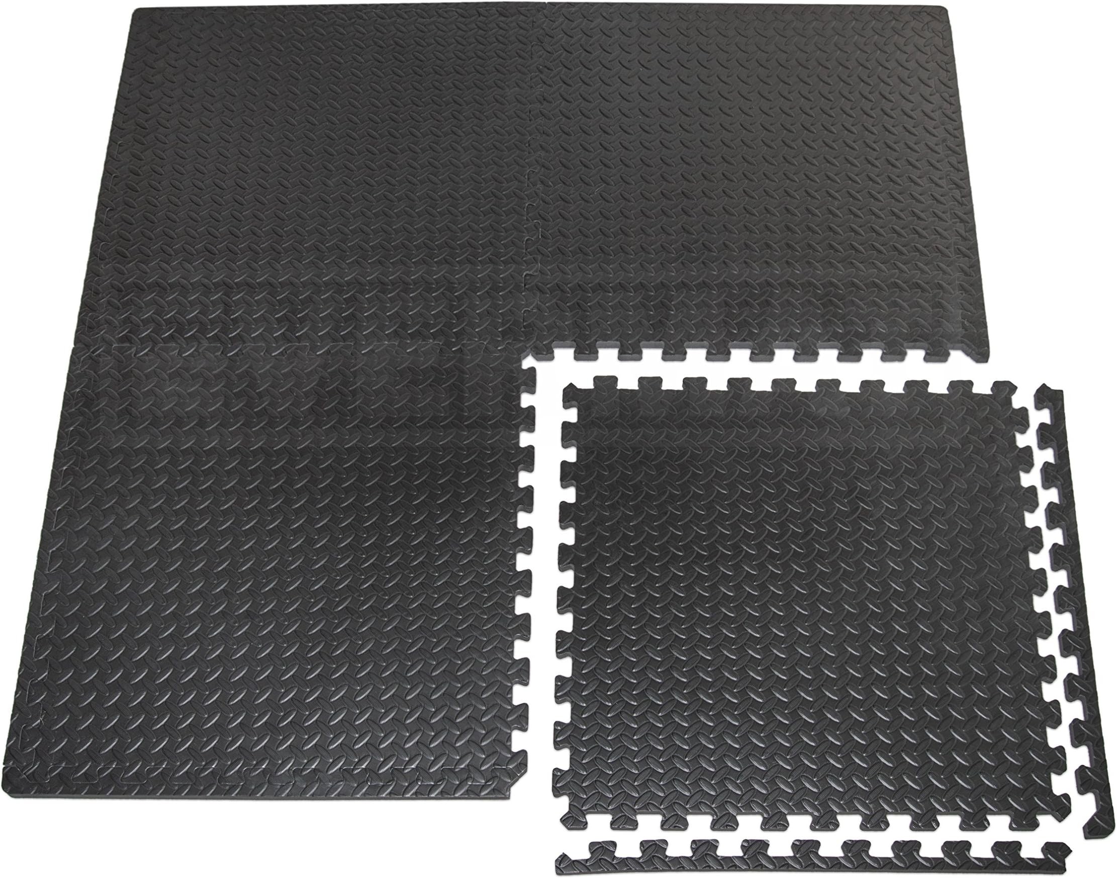 5.96sqm 64sqft 20mm Large Interlocking Gym Exercise Garage Home Anti Fatigue Floor EVA Foam Mat
