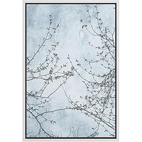 SIGNWIN Framed Canvas Wall Art Birds on Tree...