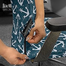 Ambesonne Nautical Office Chair Cover, Marine