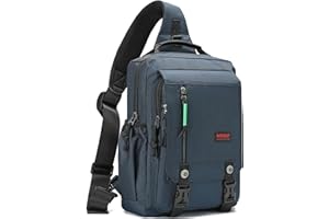 NICGID Sling Bags Chest Shoulder Backpacks, 12.5'' 13.3'' 14.1'' 15.6''Laptop Backpack Crossbody Messenger Bag Travel Outdoor