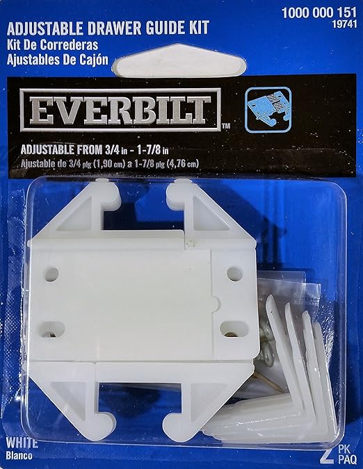 Amazon Com Everbilt Adjustable Drawer Guide Kit Home Kitchen