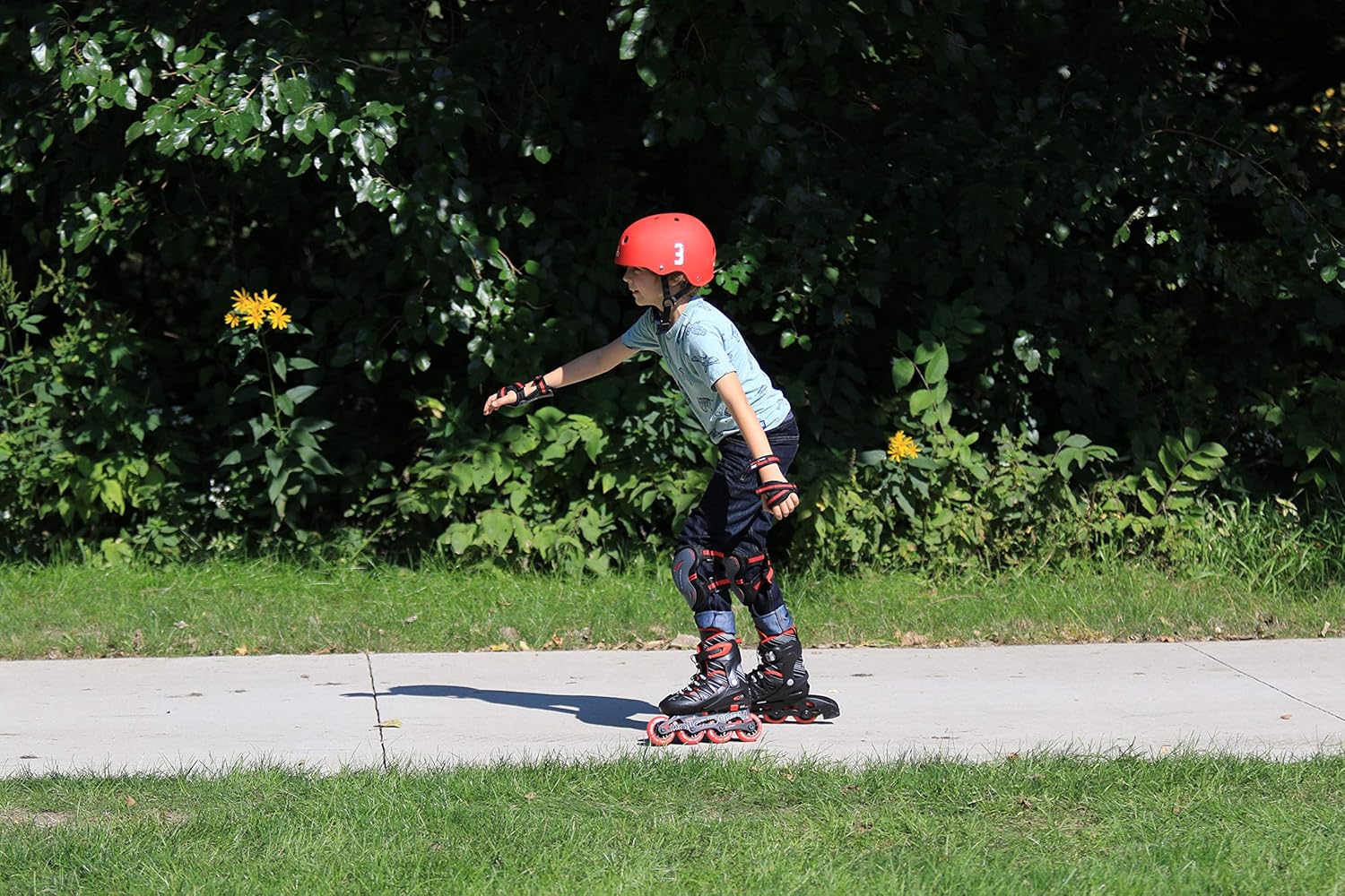 Roller Derby Boy's Stinger 5.2 Adjustable Inline Skate : Sports & Outdoors