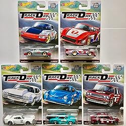 Hot Wheels Car Culture Track Day Set Of 5 Porsche