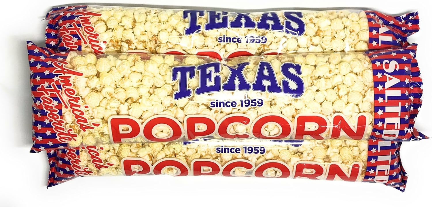 200 g x 3 PACK, TEXAS Ready Made Salted Popcorn Best for Movie Nights