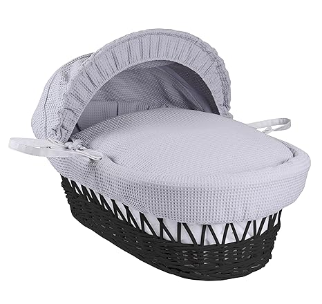 clair de lune dark wicker moses basket