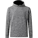 M MAELREG Hoodies for Men Texture Solid Color Sweatshirts Athletic Golf Midlayer Mens Hoodies Pullover Shirt with Pocket