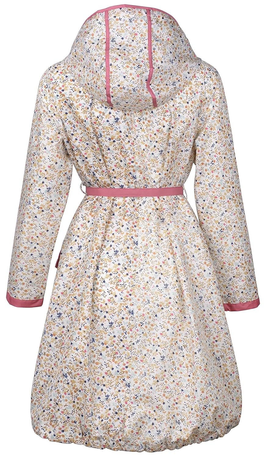 qzunique women's fashion outdoor packable rain jacket