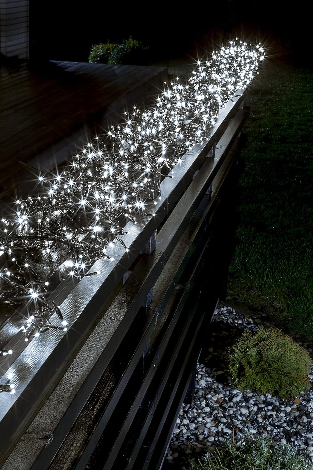 Konstsmide Christmas Lights LED Cluster Christmas Lights/Outdoor or Indoor (IP44)/24V Transforme /8 Functions - Image 4
