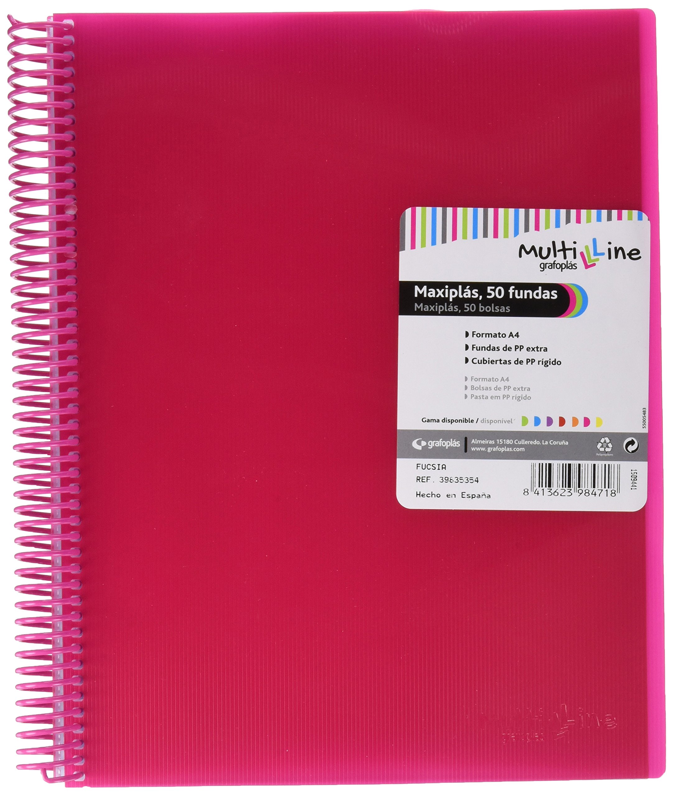 Grafoplas 39835354 A4 Binder for File Sleeves and Pockets