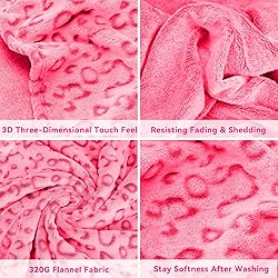 ZHIKU Soft Fleece Blankets Throw Blanket