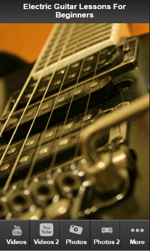 Electric Guitar Lessons For Beginners