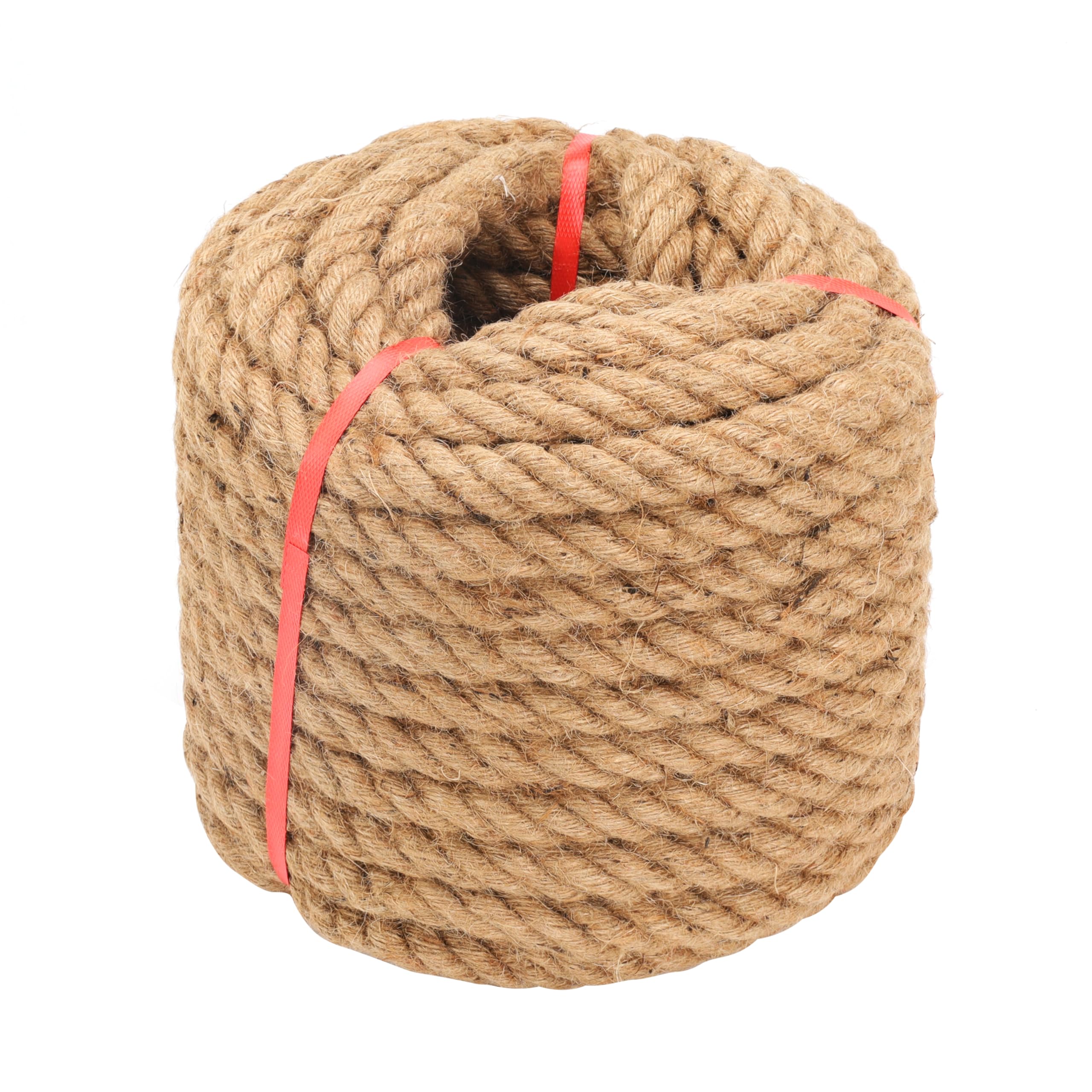 Jute Rope (1 in X 100 ft), 25mm Thick Twisted