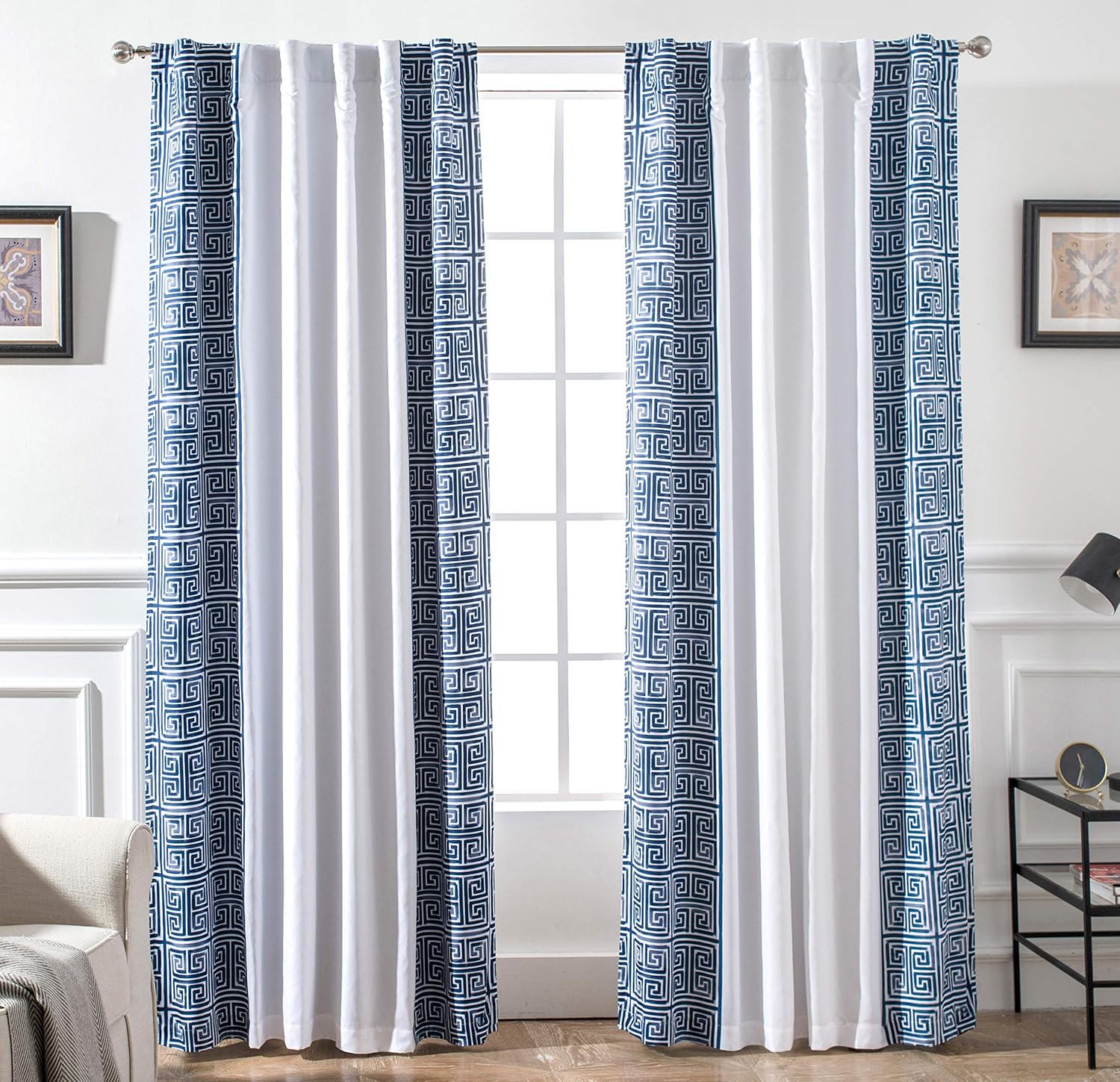 Amazon Com Driftaway Greek Key Trim Geometric Trellis Pattern