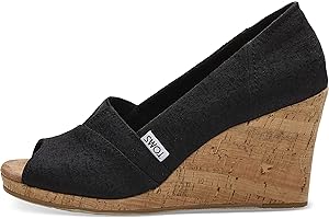 TOMS Women's Classic Espadrille Wedge Sandal