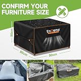Enzeno Cube Outdoor Table Cover 90X90X90cm 420D Waterproof Windproof UV view 2