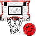 Nerf Basketball Hoop Set - Pro Hoop Mini Hoop Set with Mini Basketball - Steel Rim Great for Dunking