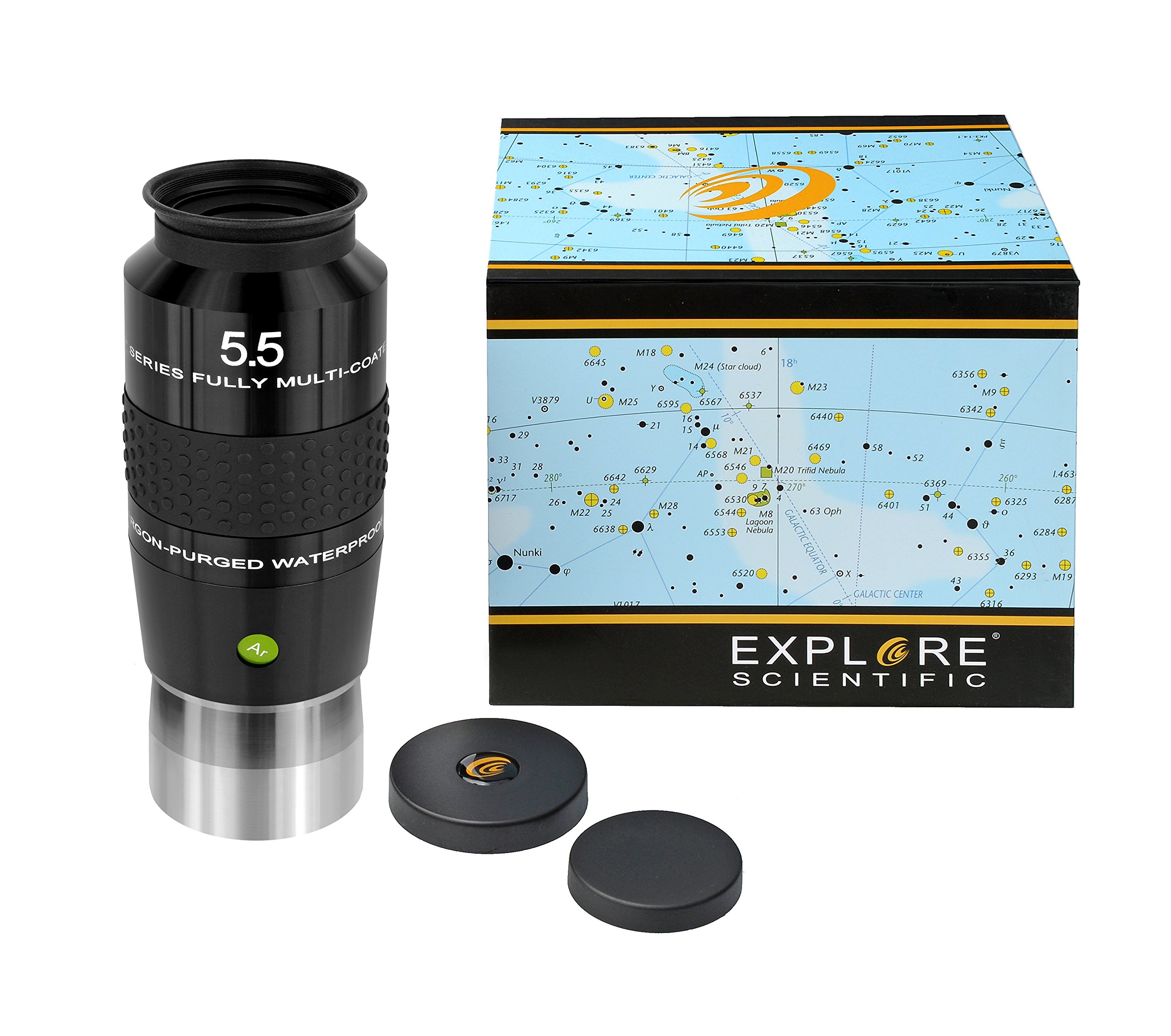 Explore Scientific 5,5mm high-resolution argon-purged high-end telescope eyepiece with 100° apparent field