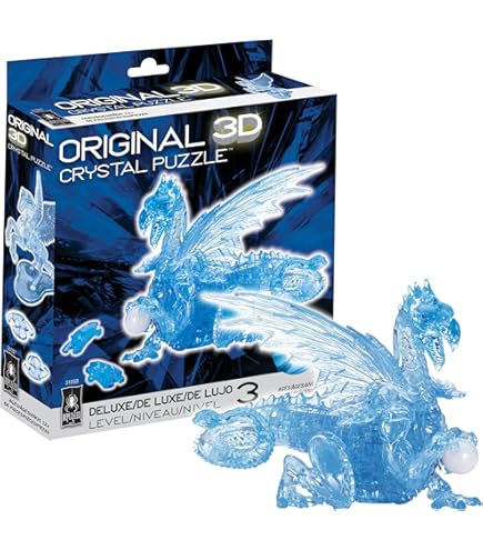 Amazon.com: Bepuzzled Original 3D Crystal Puzzle Deluxe - Dolphin