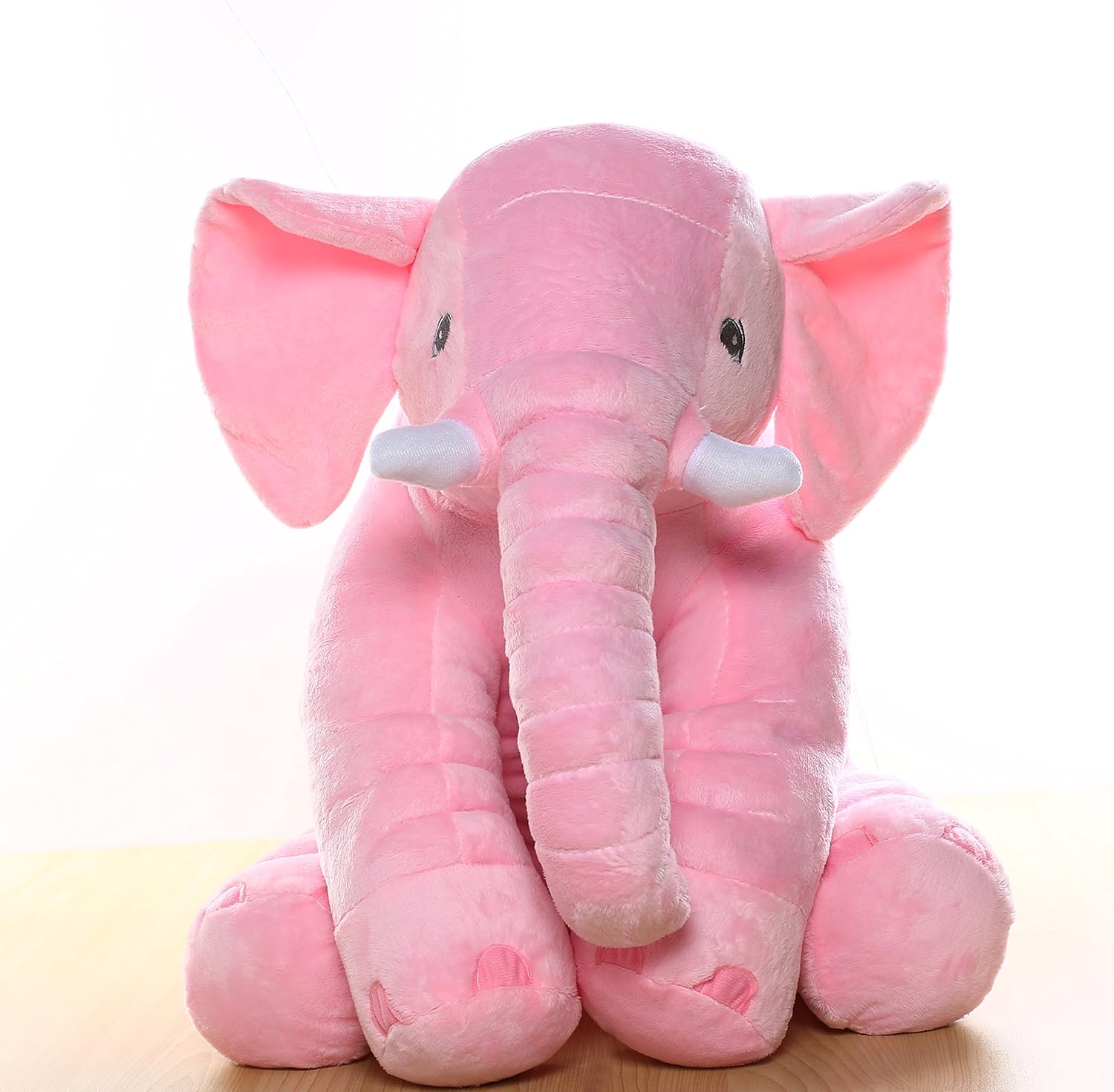 giant pink elephant stuffed animal