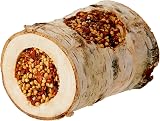 Rosewood Nibble Woodroll with Carrot Small Animal Treat and Gnaw Toy view 3