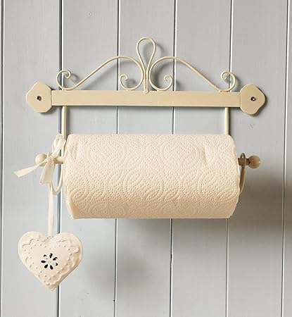 Wall Mounted Shabby Chic Kitchen Roll Holder Amazon Co Uk