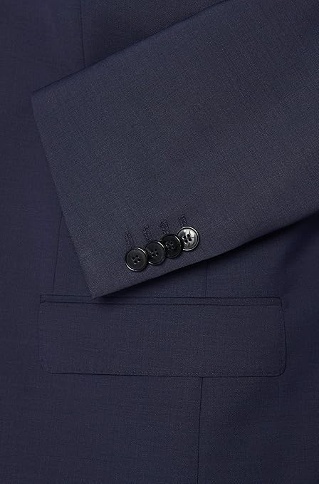 Hugo Boss C Huge1s Wool Two Button Suit Jacket Men S Slim Fit Blazer Dark Royal Blue Sport Coat Hugo Retail Price 500