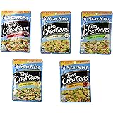 Starkist Tuna Creations Variety Bundle, Single Serve 2.6-Ounce Pouch (Pack of 5) includes 1-Pouch Sweet & Spicy + 1-Pouch Hickory Smoked + 1-Pouch Herb & Garlic + 1-Pouch Ranch + 1-Pouch Lemon Pepper