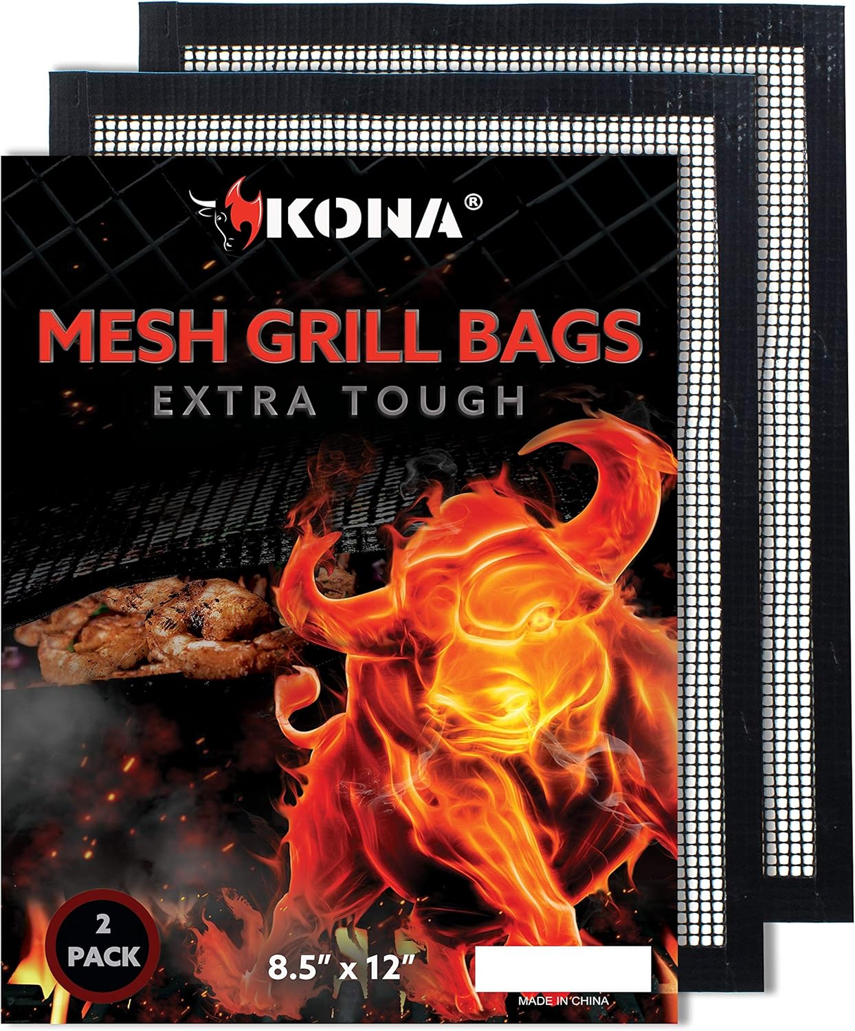 Kona Mesh Grill Bags NonStick BBQ Grilling Bags for