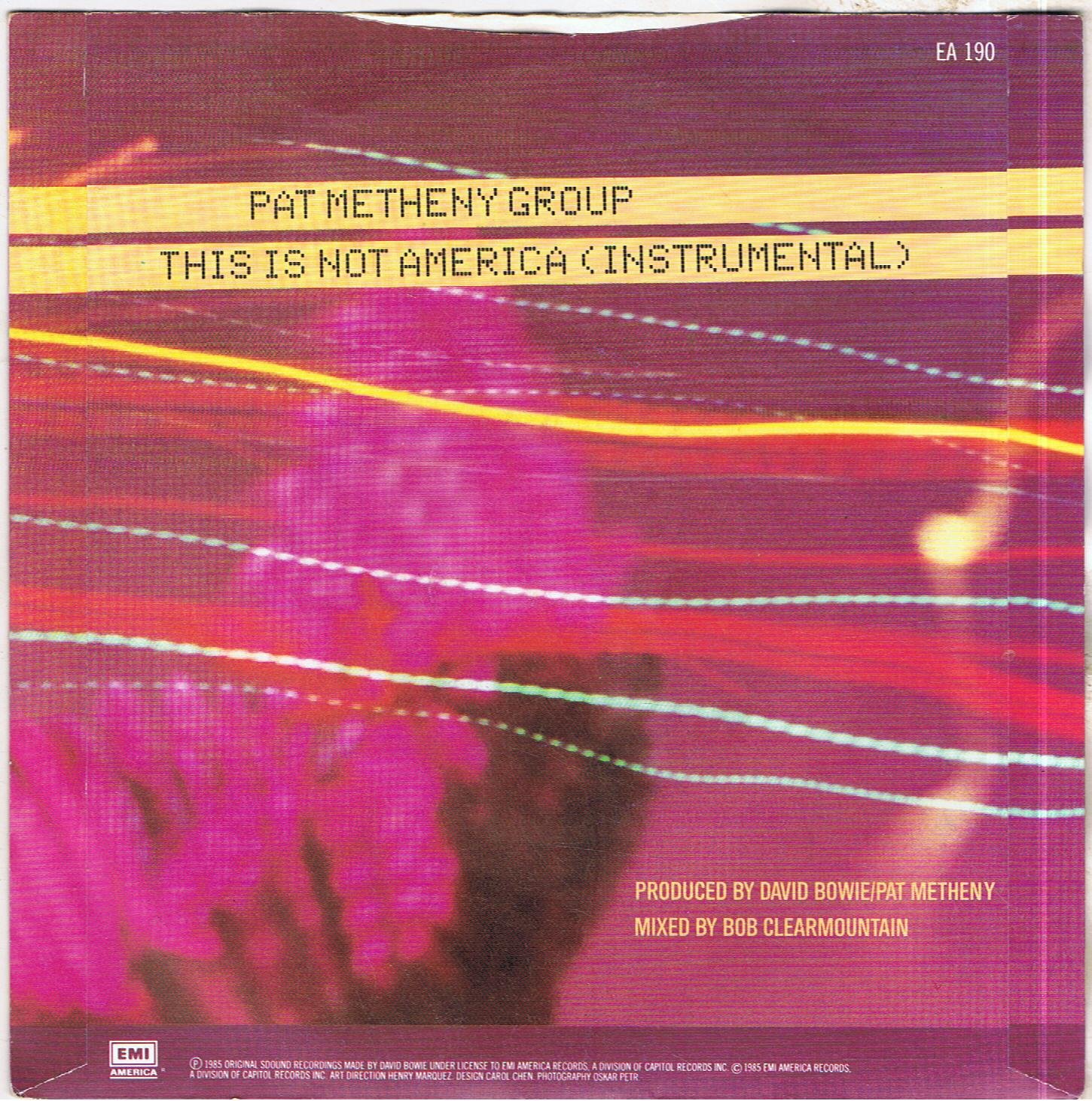 David Bowie This Is Not America Amazon Com Music