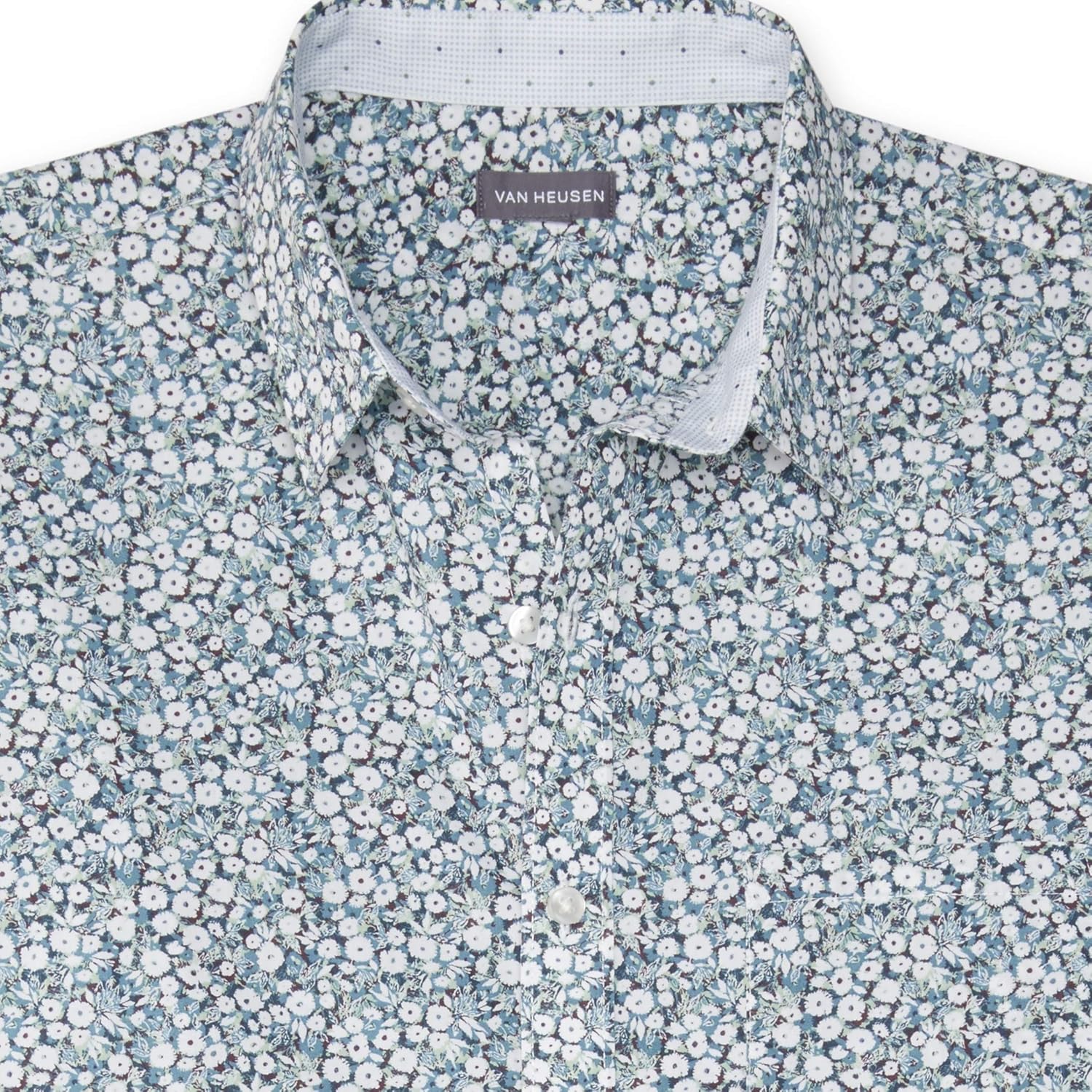 van heusen men's never tuck long sleeve shirt