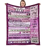 Aunt Gifts Throw Blanket, Best Aunt Ever Gift