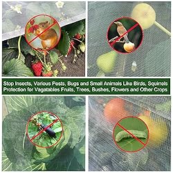 Garden Netting Ultra Fine 8x10Ft, Plant