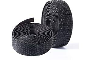 Jaswill Bike Handlebar Tapes, Road Bicycle Bar Tape, Handle Wraps 2 Rolls for Road Bikes and Cycling (Black)