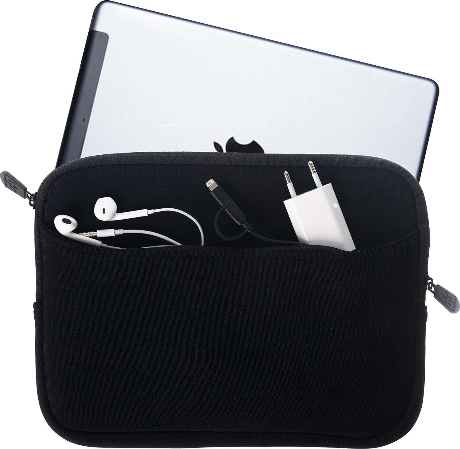 honju DarkRoom Neoprene Bag/Sleeve for 10" Tablet/Notebook/Netbook/Laptop/Ultrabook - black [Big front bag