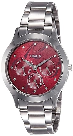 E-Class Analog Red Dial Women's Watch - TI000Q80200