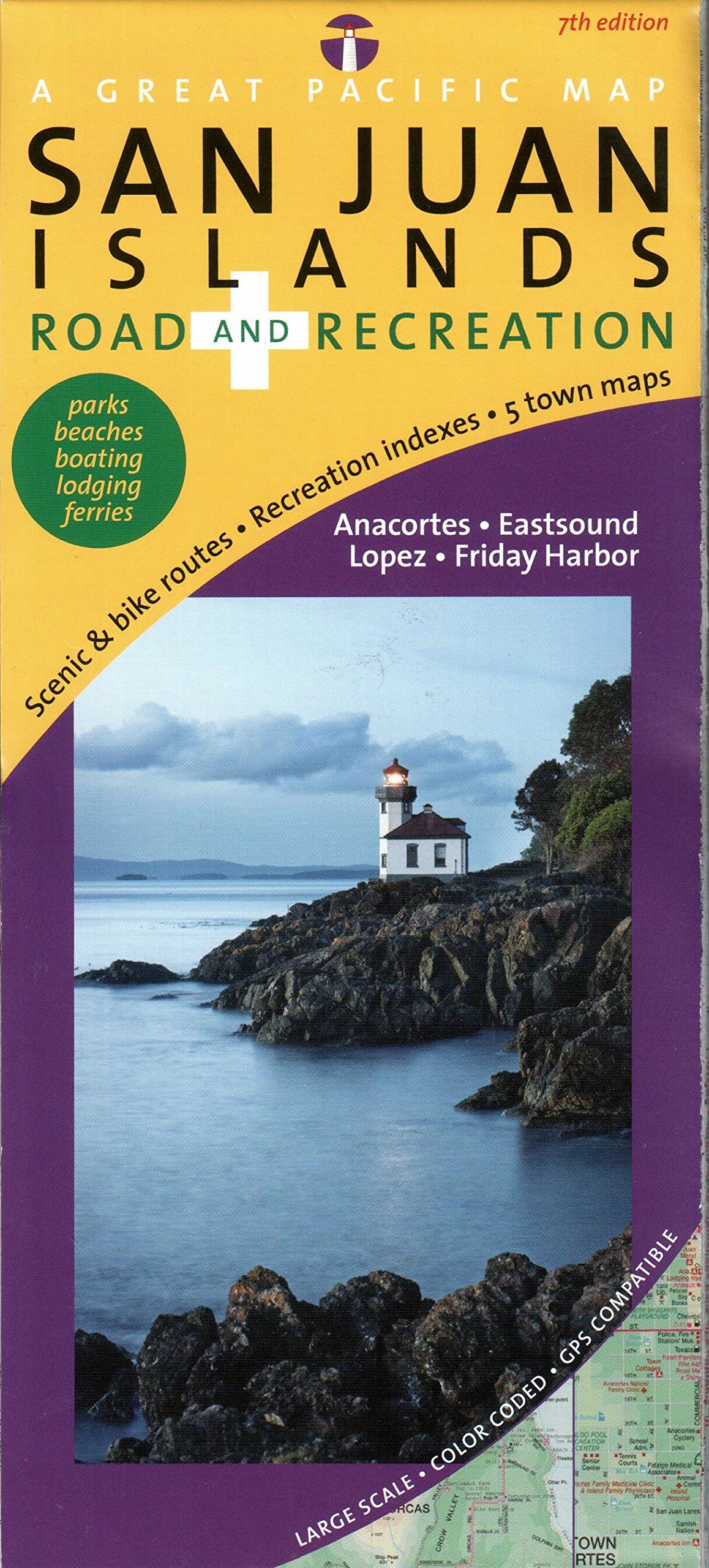 Photo 1 of San Juan Islands Map, Road & Recreation, 7th Edition