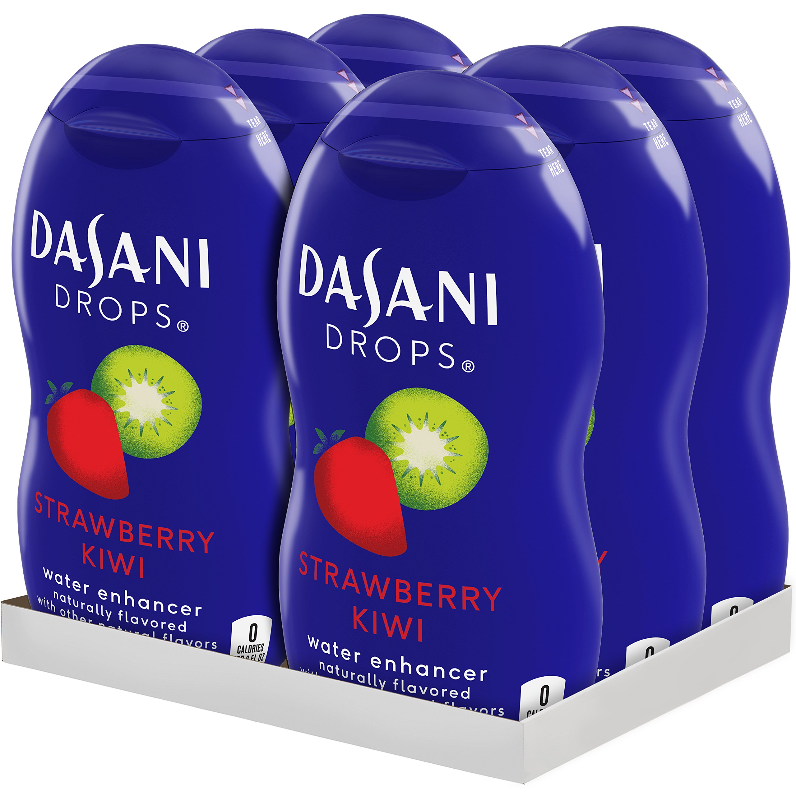 DASANI Drops Strawberry Kiwi Water Flavor Enhancer Drink Mix, 1.9 Fl