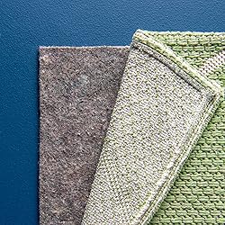 Unique Loom Uni-Luxe Dual Surface Felt and Rubber