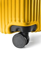 CRASH BAGGAGE Stripe Suitcase | Yellow | 36L
